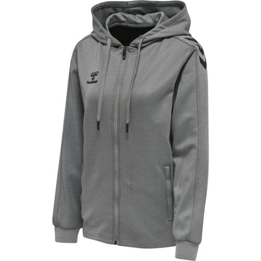 hmlCORE XK POLY ZIP HOOD SWEAT WOMAN