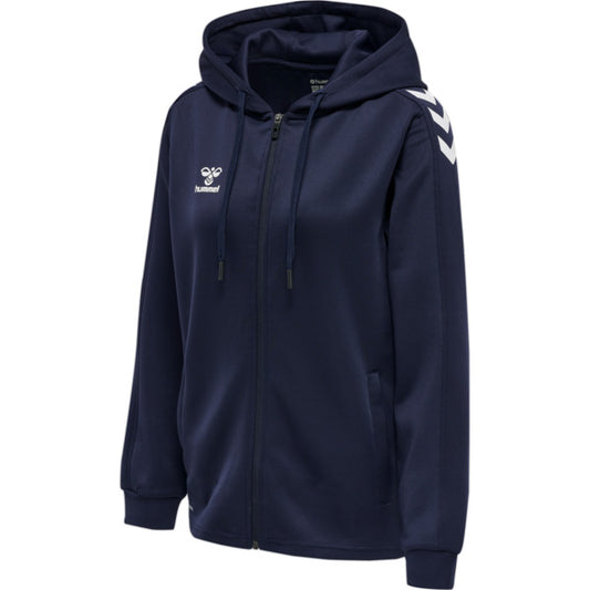 hmlCORE XK POLY ZIP HOOD SWEAT WOMAN