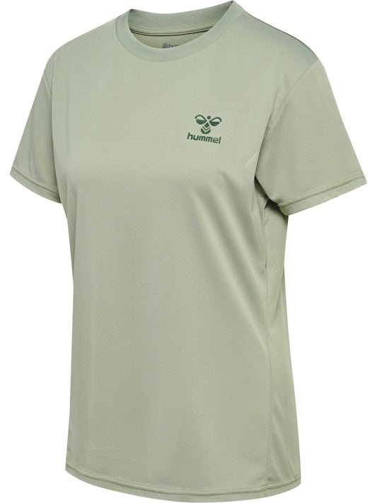 hmlACTIVE PL JERSEY S/S WOMAN – DESERT SAGE