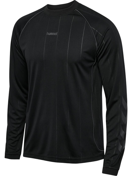 hmlPITCH T-SHIRT L/S – BLACK
