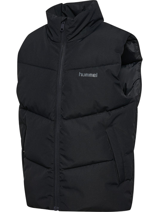 hmlJR PUFFER VEST – BLACK