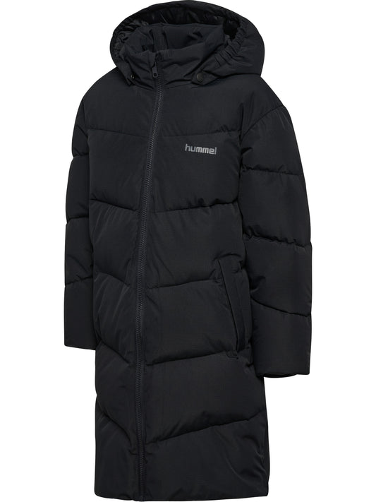 hmlJR PUFFER LONG JACKET – BLACK