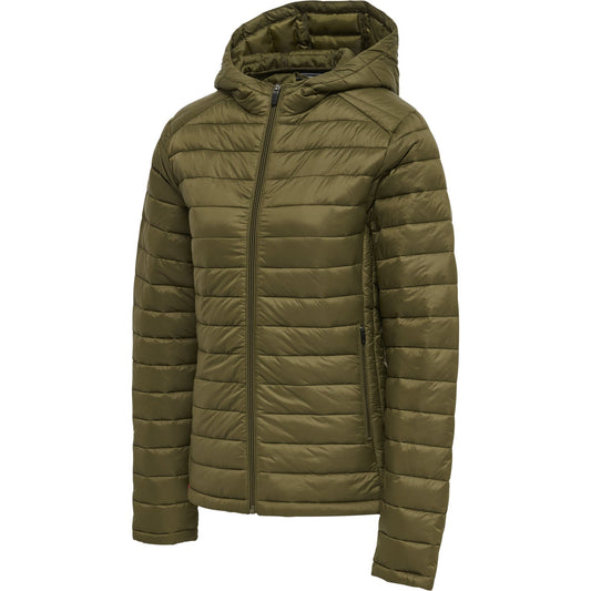 hmlRED QUILTED HOOD JACKET WOMAN
