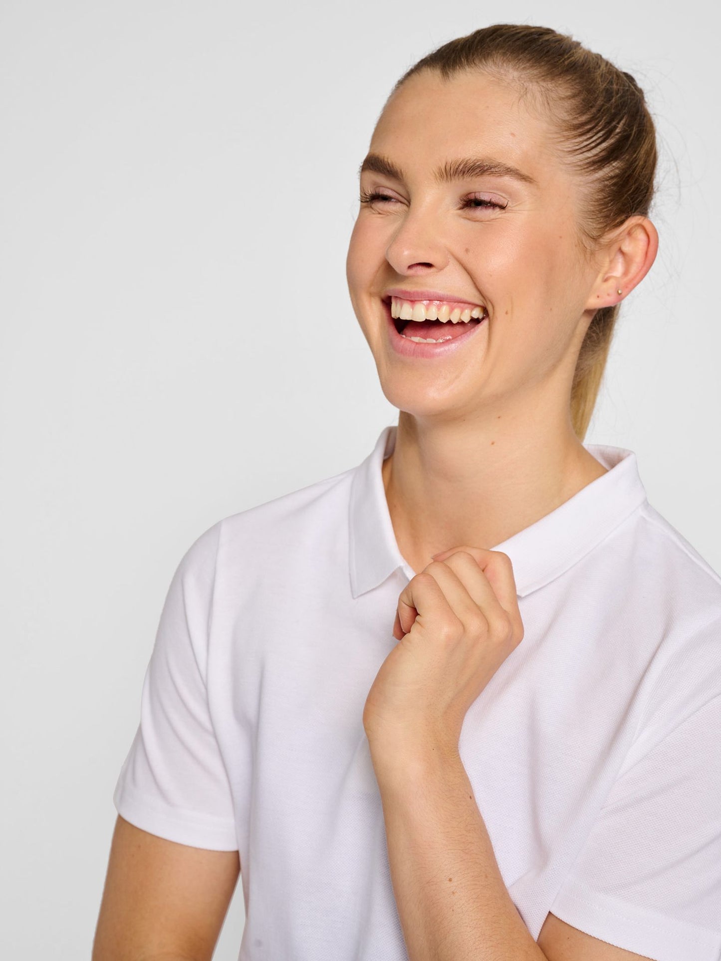 hmlRED CLASSIC POLO WOMAN