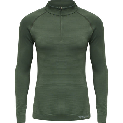 hmlSTROKE SEAMLESS HALF ZIP