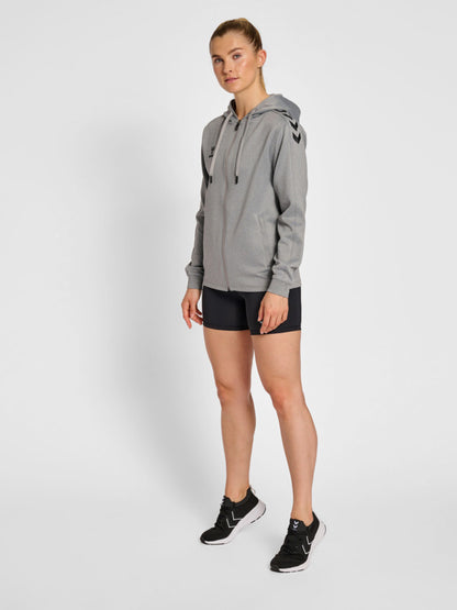 hmlCORE XK POLY ZIP HOOD SWEAT WOMAN