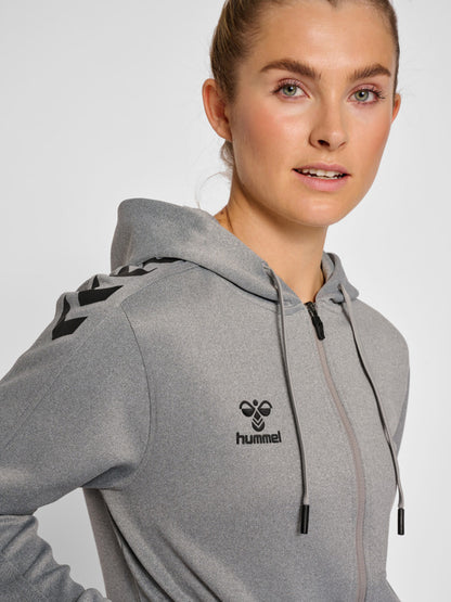 hmlCORE XK POLY ZIP HOOD SWEAT WOMAN