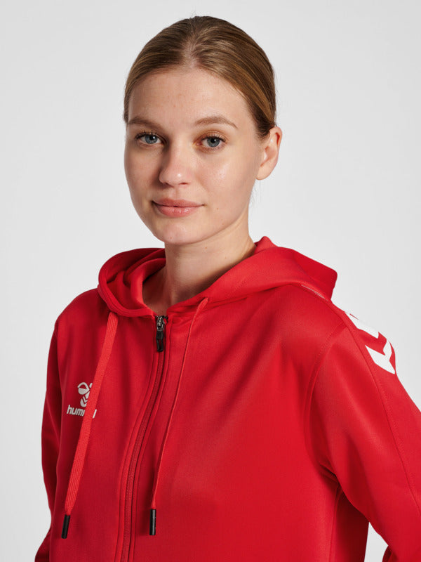 hmlCORE XK POLY ZIP HOOD SWEAT WOMAN