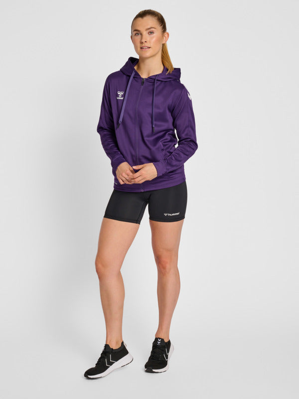 hmlCORE XK POLY ZIP HOOD SWEAT WOMAN
