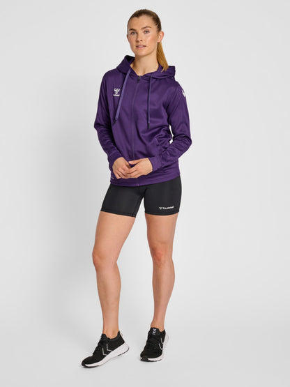hmlCORE XK POLY ZIP HOOD SWEAT WOMAN