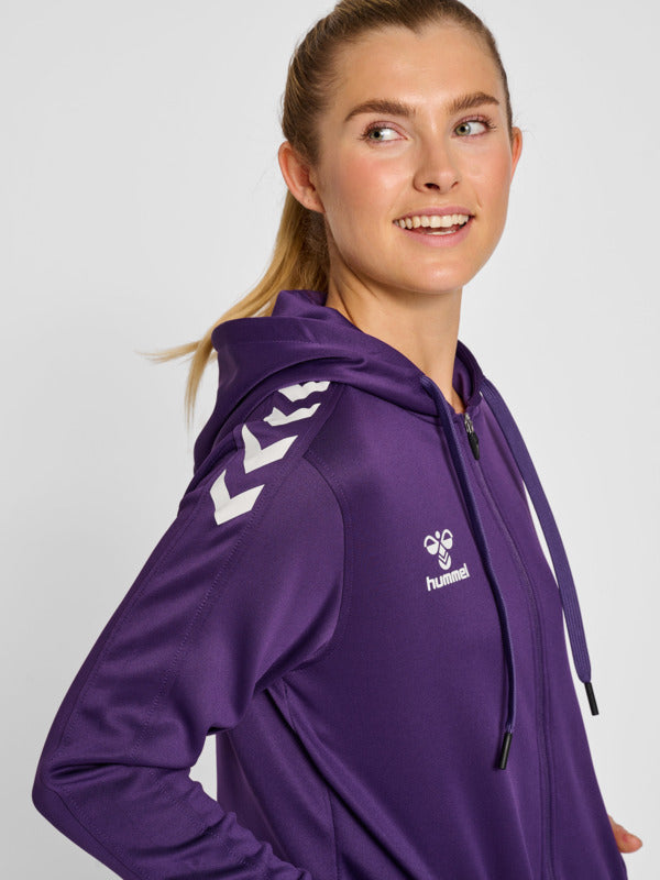 hmlCORE XK POLY ZIP HOOD SWEAT WOMAN