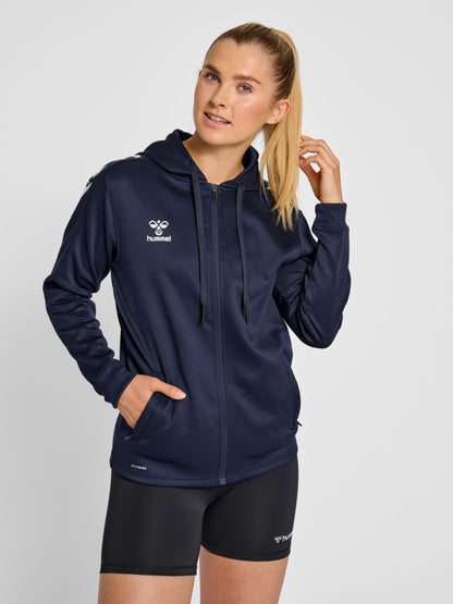 hmlCORE XK POLY ZIP HOOD SWEAT WOMAN