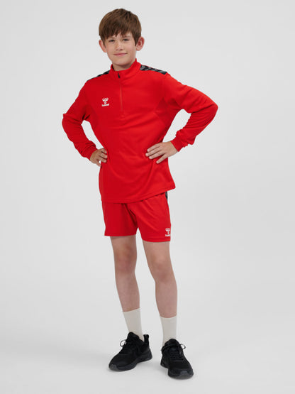 hmlAUTHENTIC PL HALF ZIP SWEAT KIDS