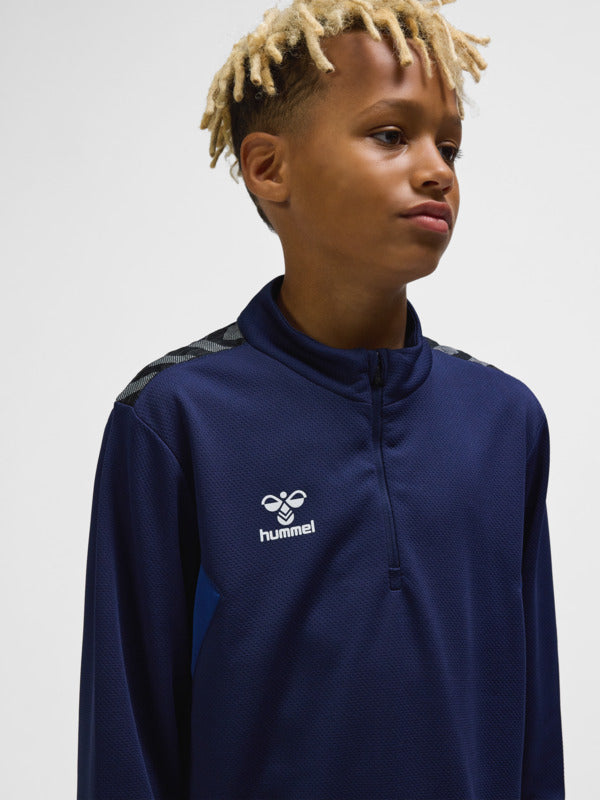 hmlAUTHENTIC PL HALF ZIP SWEAT KIDS
