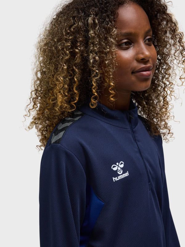 hmlAUTHENTIC PL HALF ZIP SWEAT KIDS