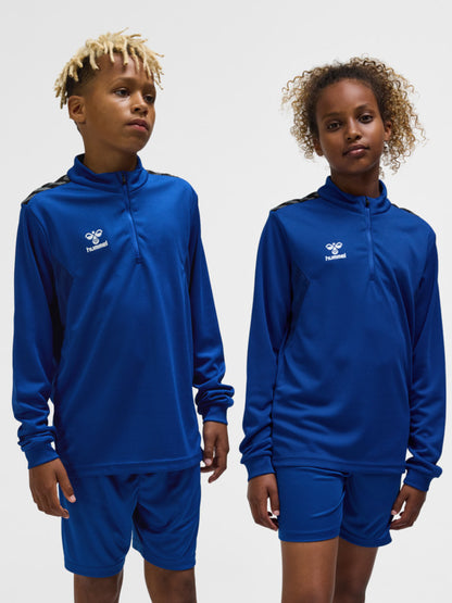 hmlAUTHENTIC PL HALF ZIP SWEAT KIDS