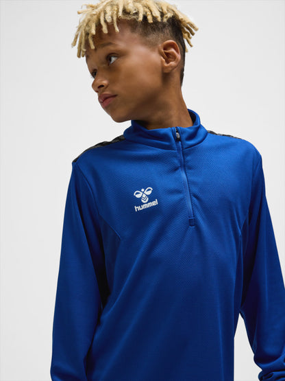 hmlAUTHENTIC PL HALF ZIP SWEAT KIDS