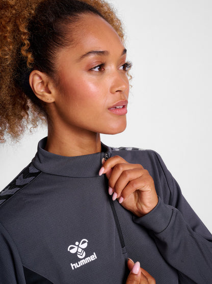 hmlAUTHENTIC PL HALF ZIP SWEAT WOMAN