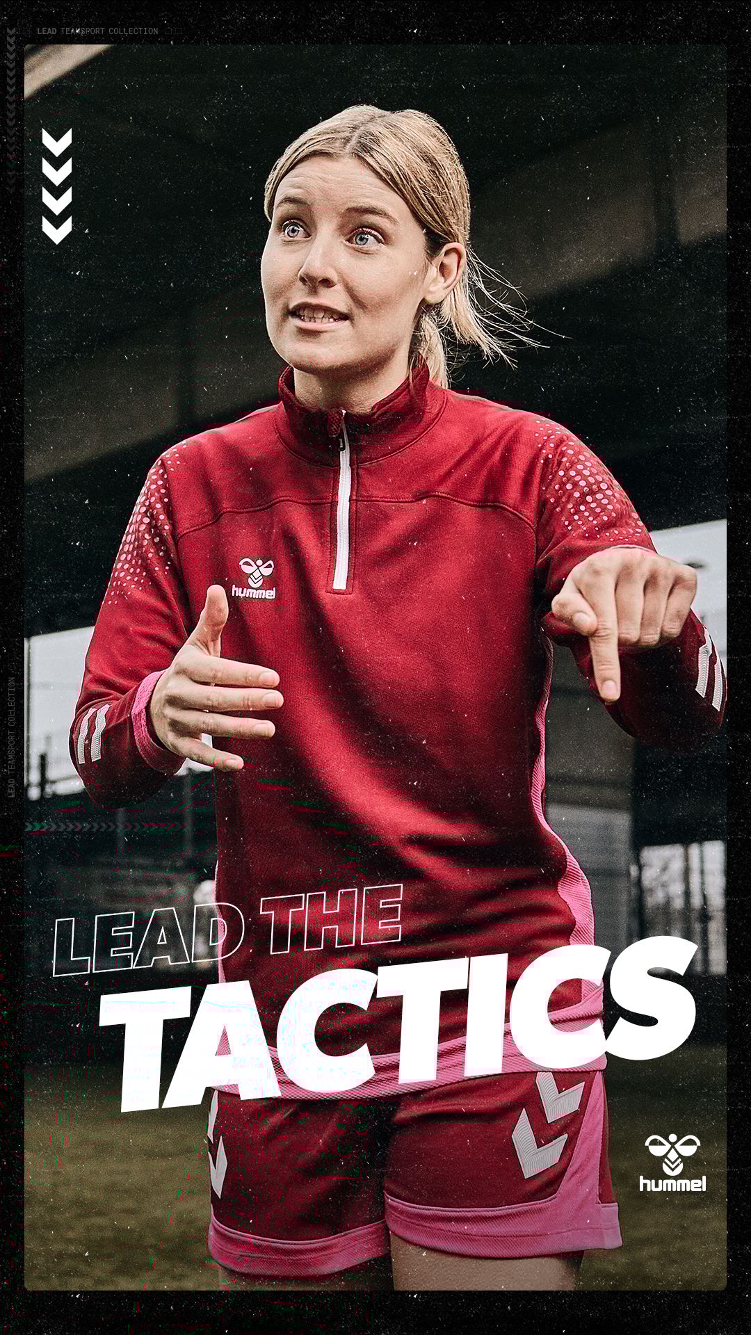 hmlLEAD WOMAN HALF ZIP