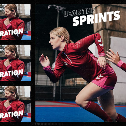 hmlLEAD WOMAN HALF ZIP