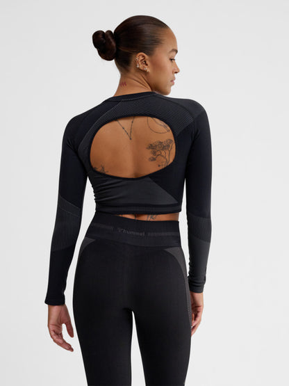 hmlUNITY SEAMLESS CROP T-SHIRT L/S