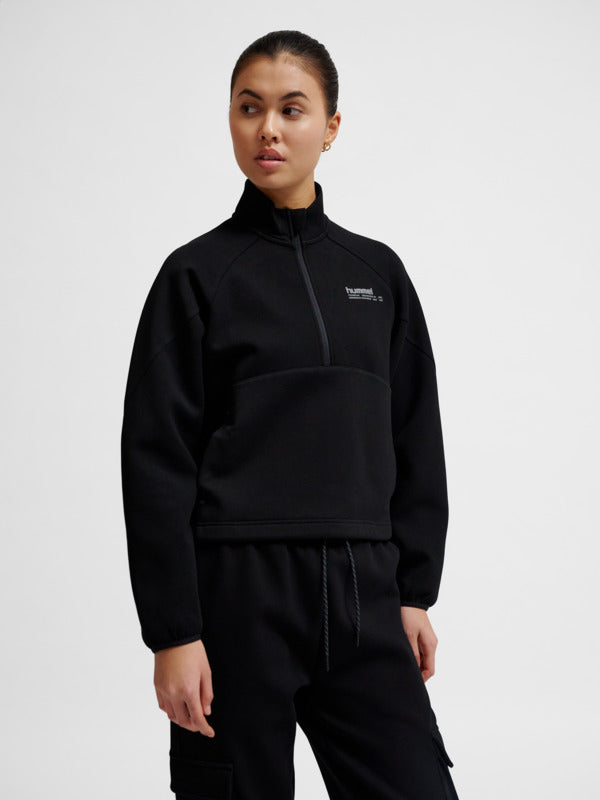 hmlTECH FLEECE WOMEN BOXY HALF ZIP