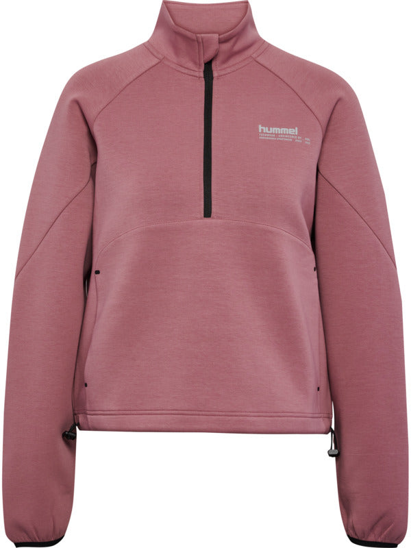 hmlTECH FLEECE WOMEN BOXY HALF ZIP