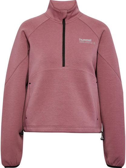 hmlTECH FLEECE WOMEN BOXY HALF ZIP