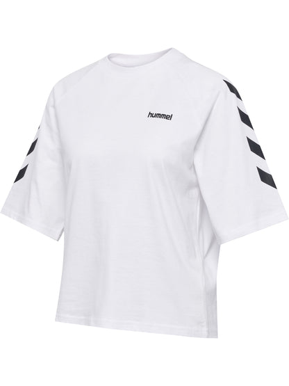 hmlKEEPER CHEVRON W T-SHIRT S/S – WHITE