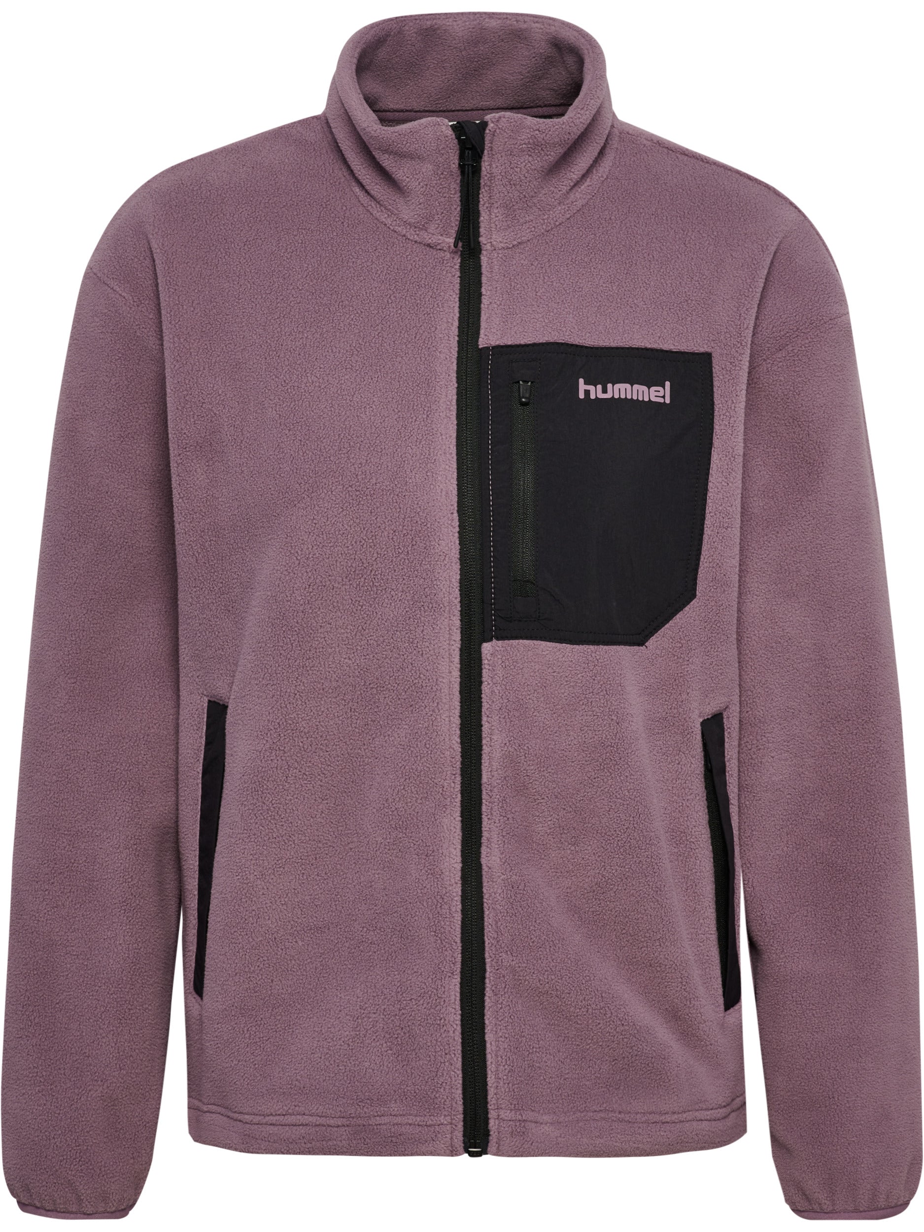 hmlPOLAR FLEECE WOMEN JACKET – BLACK PLUM