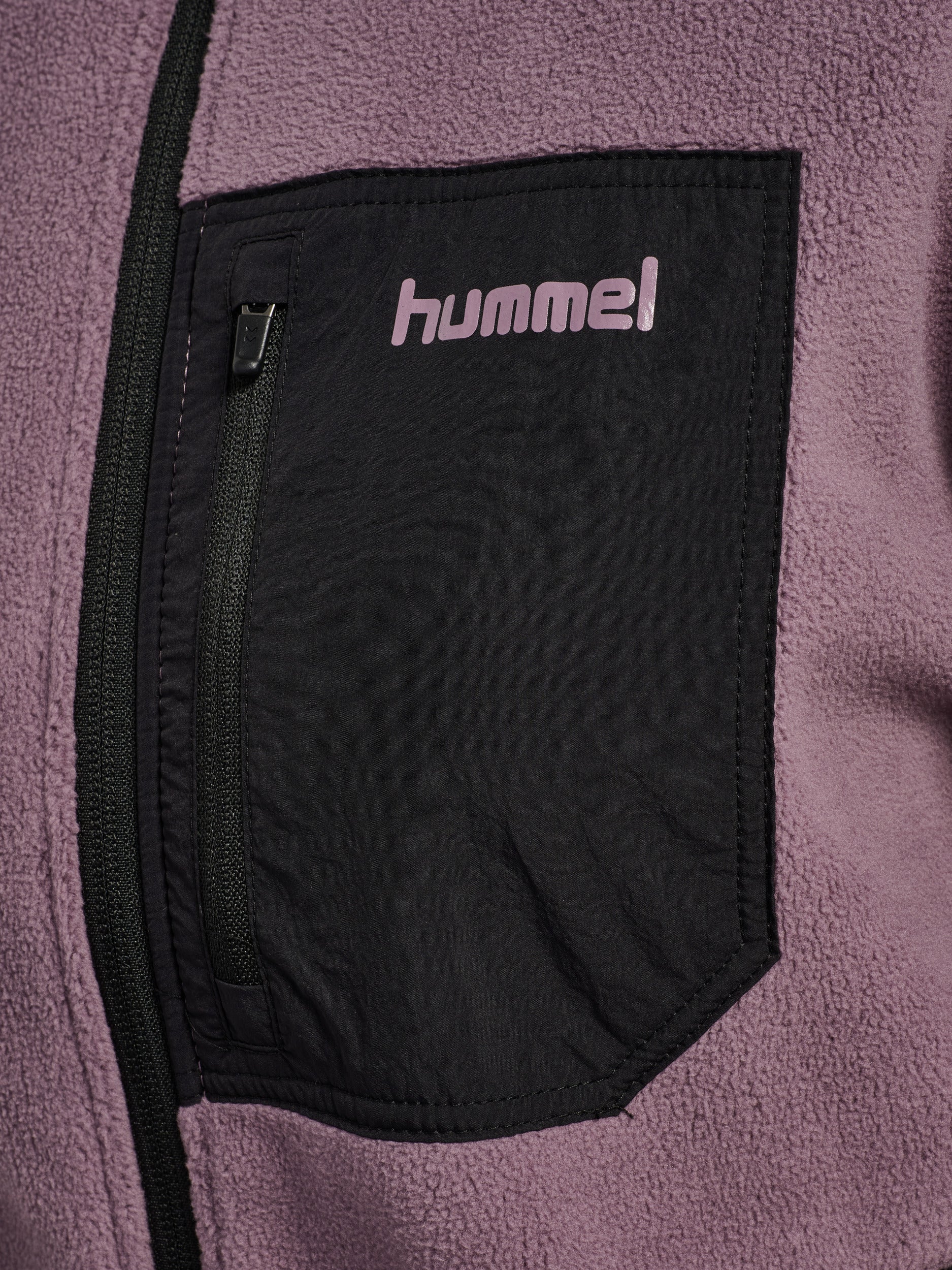 hmlPOLAR FLEECE WOMEN JACKET – BLACK PLUM