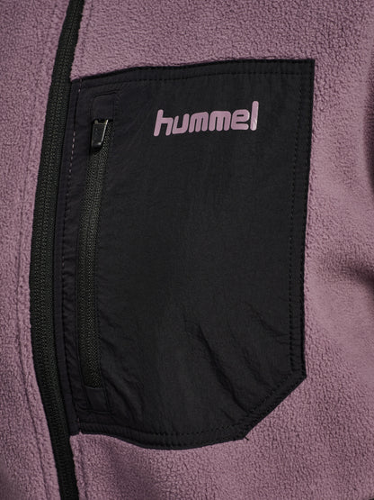 hmlPOLAR FLEECE WOMEN JACKET – BLACK PLUM