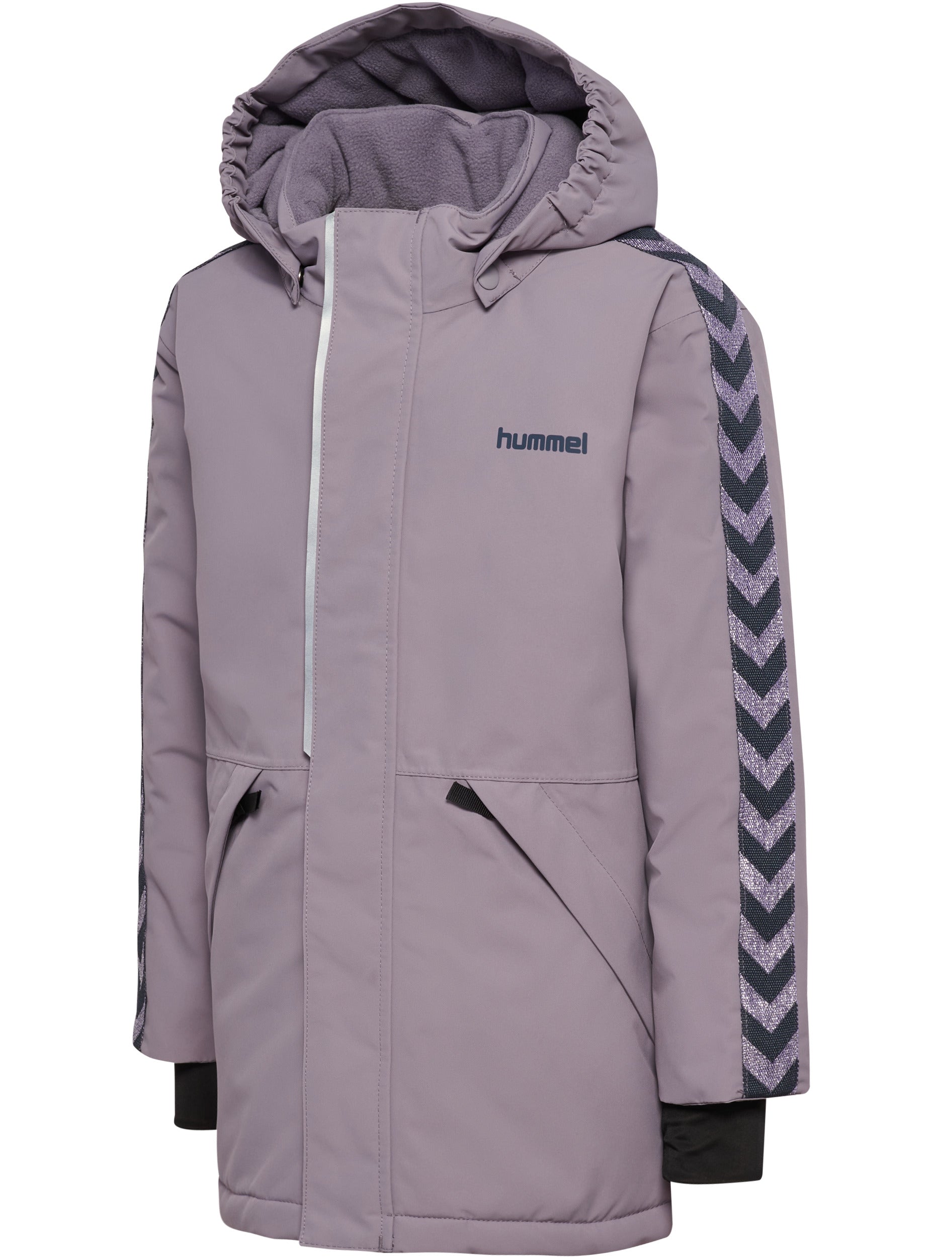 hmlJR CHEVRON SNOW JACKET WP 10K – GRAY RIDGE