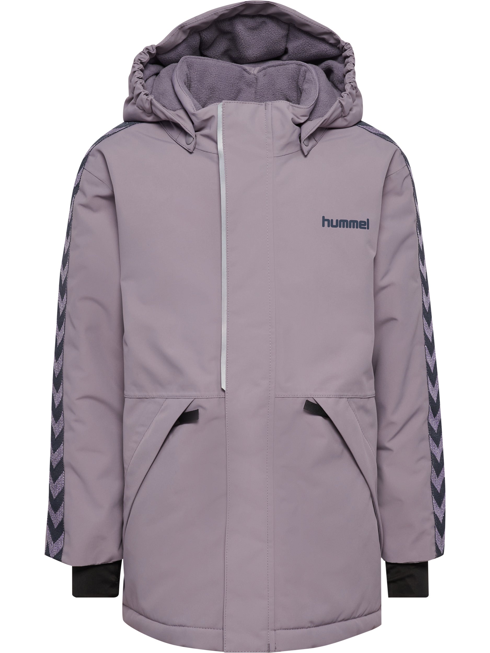 hmlJR CHEVRON SNOW JACKET WP 10K – GRAY RIDGE