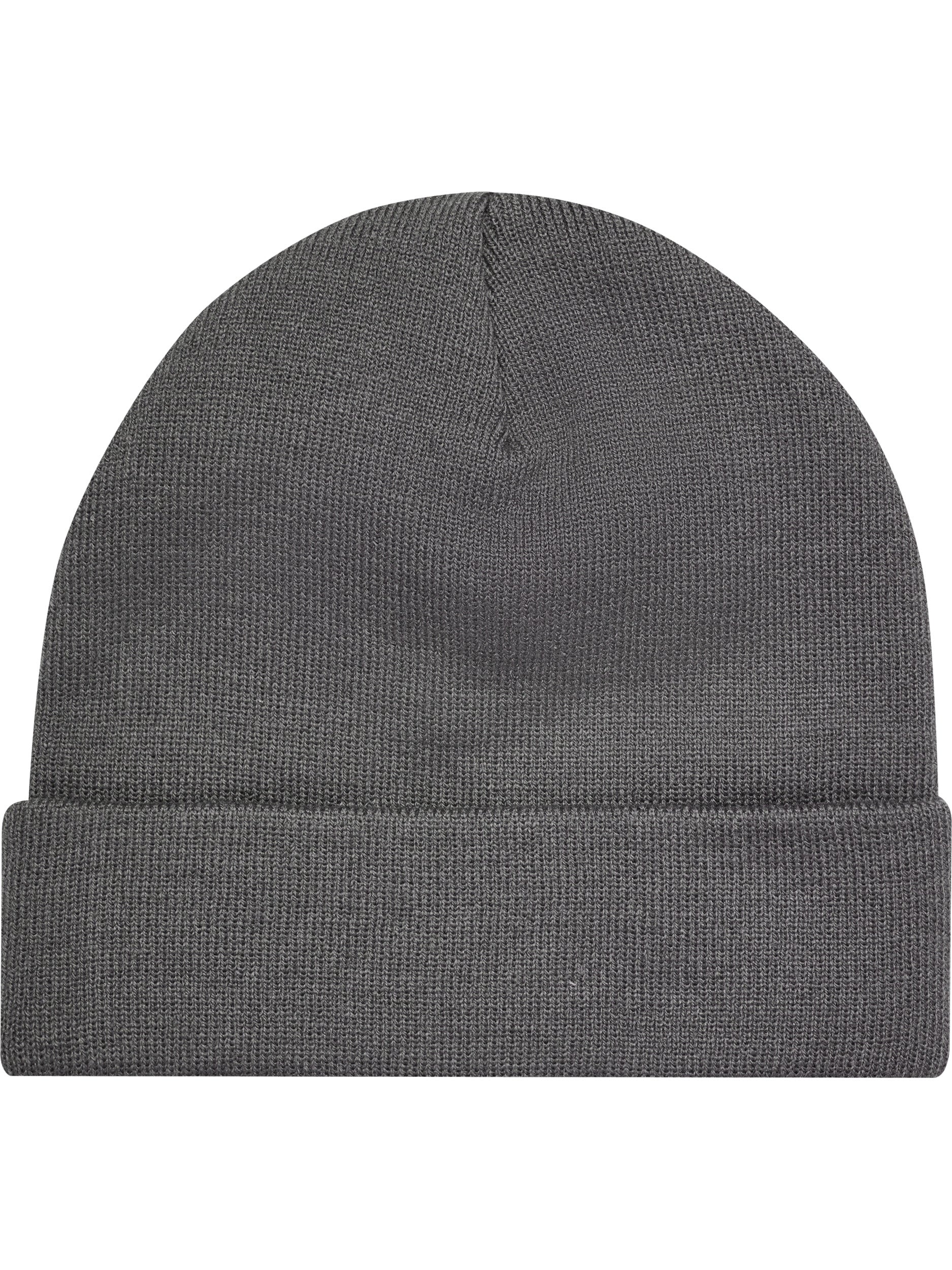 hmlJR KNIT BEANIE – DARK GULL GRAY