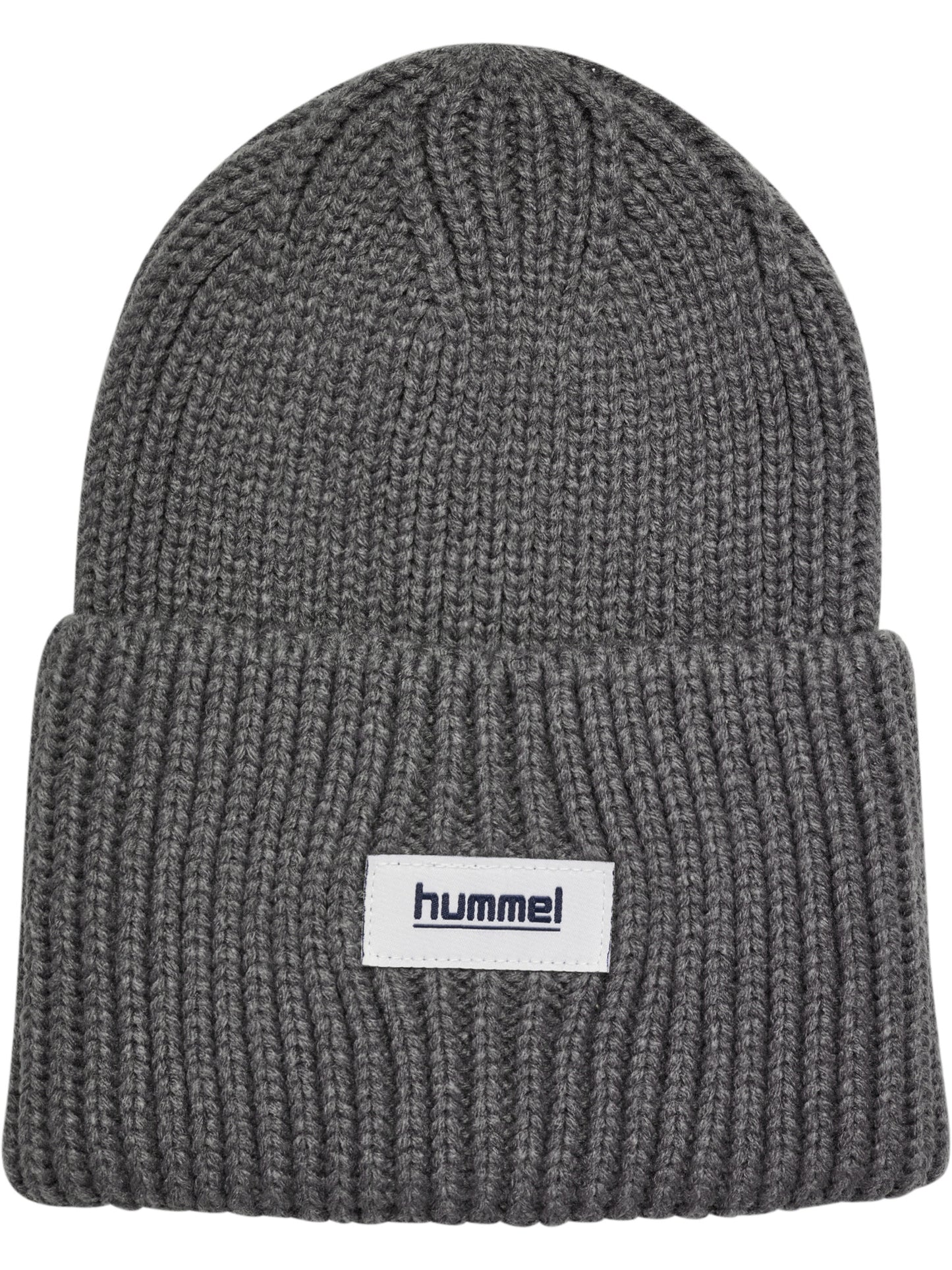 hmlJR HEAVY RIB KNIT BEANIE – DARK GULL GRAY