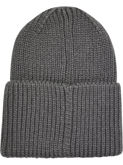 hmlJR HEAVY RIB KNIT BEANIE – DARK GULL GRAY