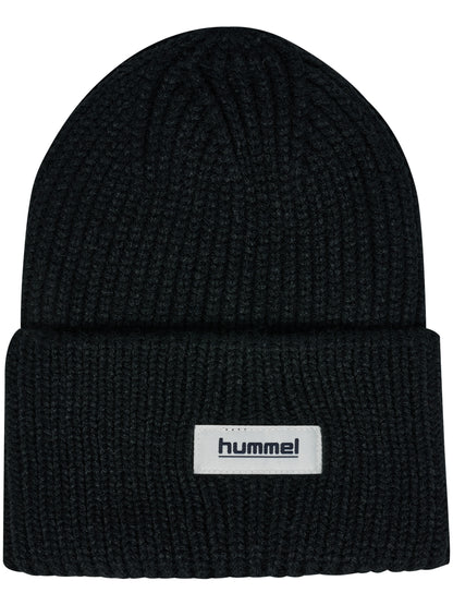 hmlJR HEAVY RIB KNIT BEANIE – BLACK