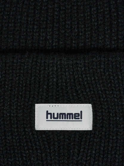 hmlJR HEAVY RIB KNIT BEANIE – BLACK