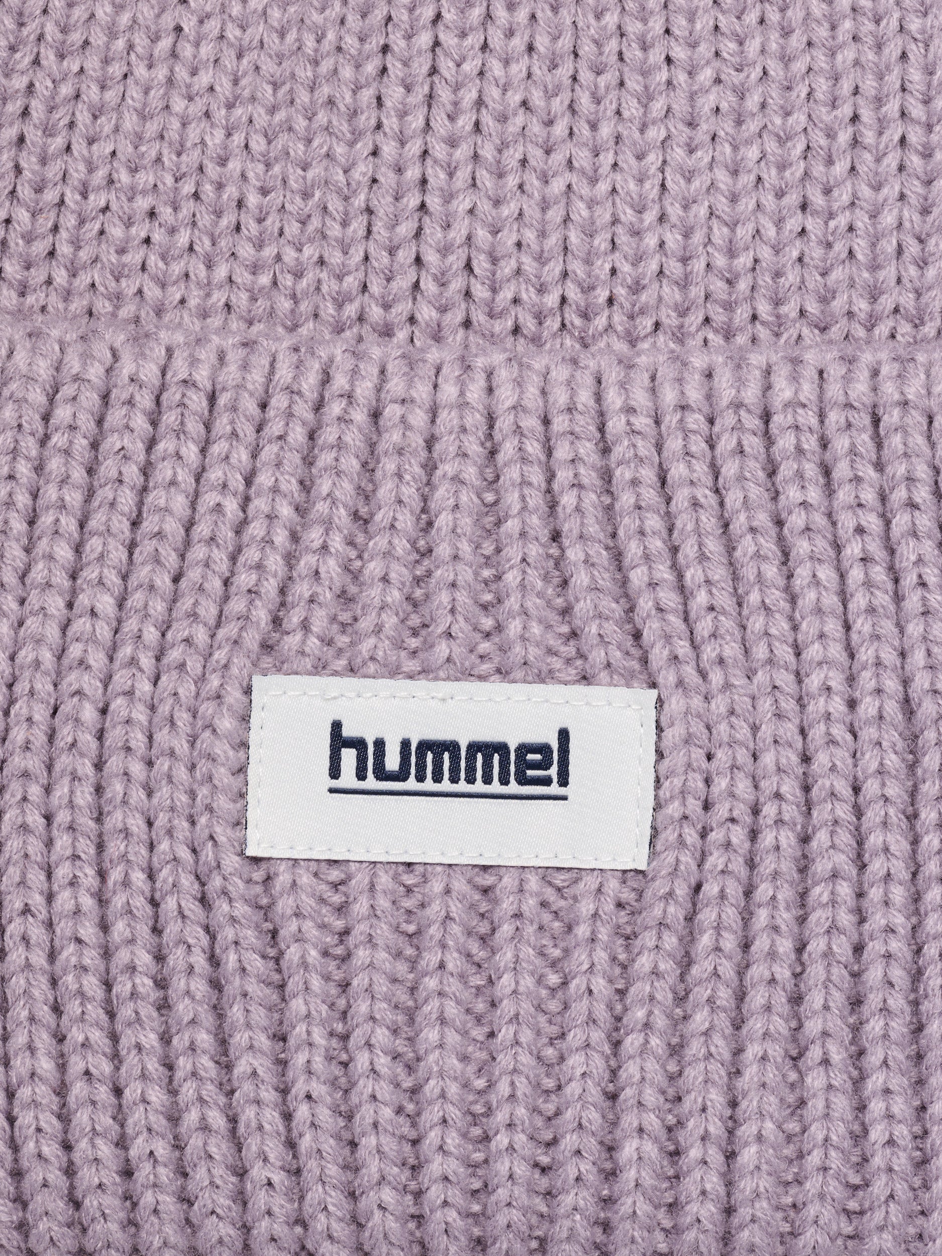hmlJR HEAVY RIB KNIT BEANIE – SEA FOG