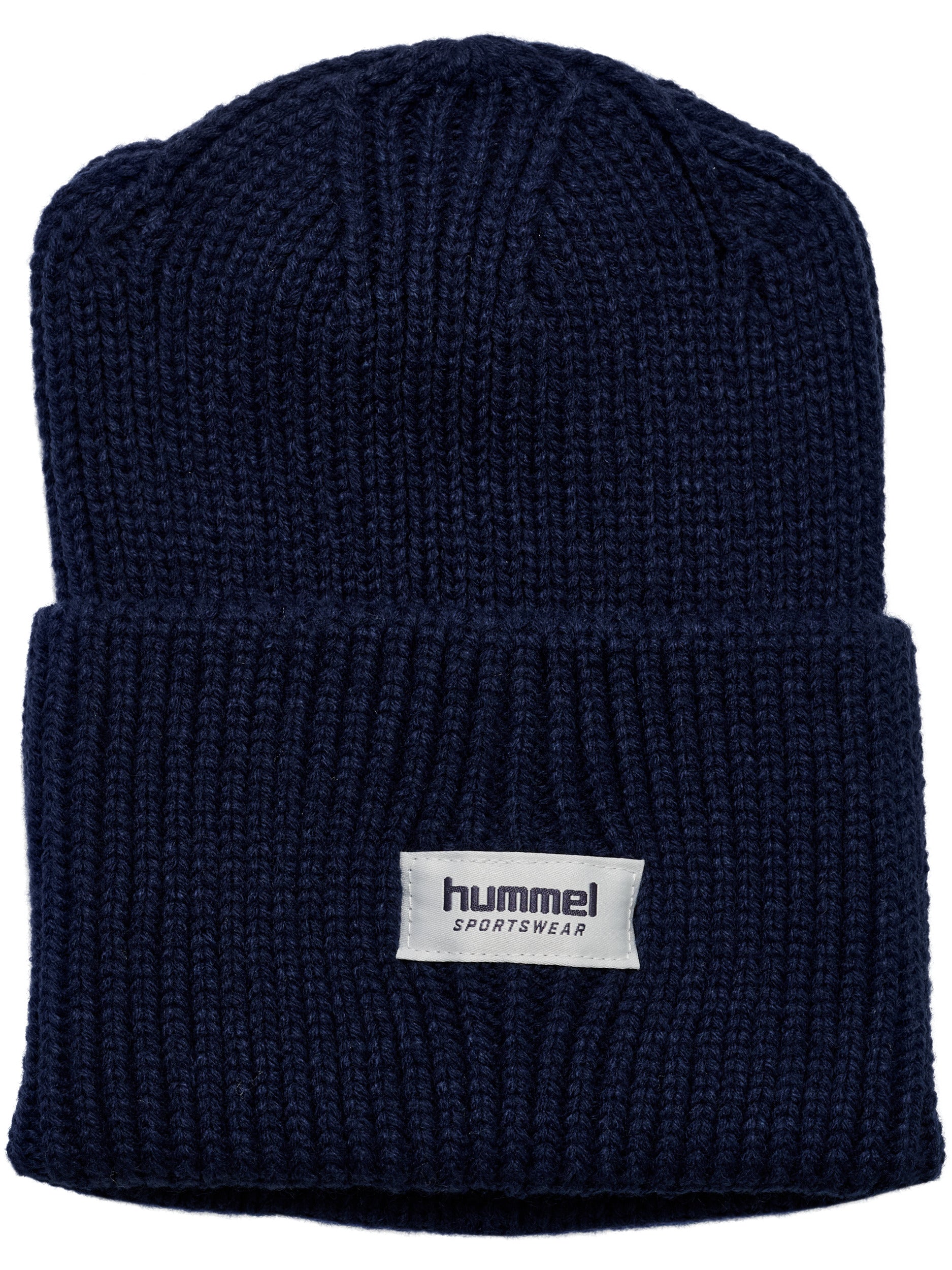 hmlJR HEAVY RIB KNIT BEANIE – DRESS BLUES