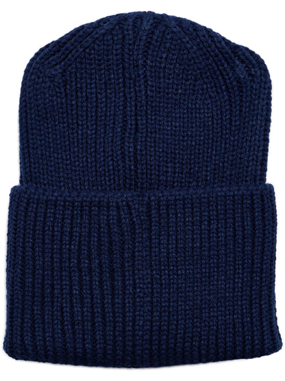 hmlJR HEAVY RIB KNIT BEANIE – DRESS BLUES