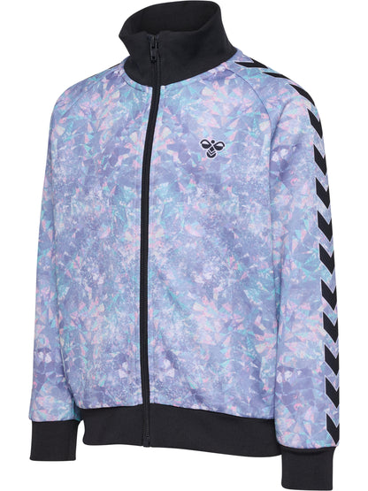 hmlJR SHIMMER TRACK SUIT – BLACK