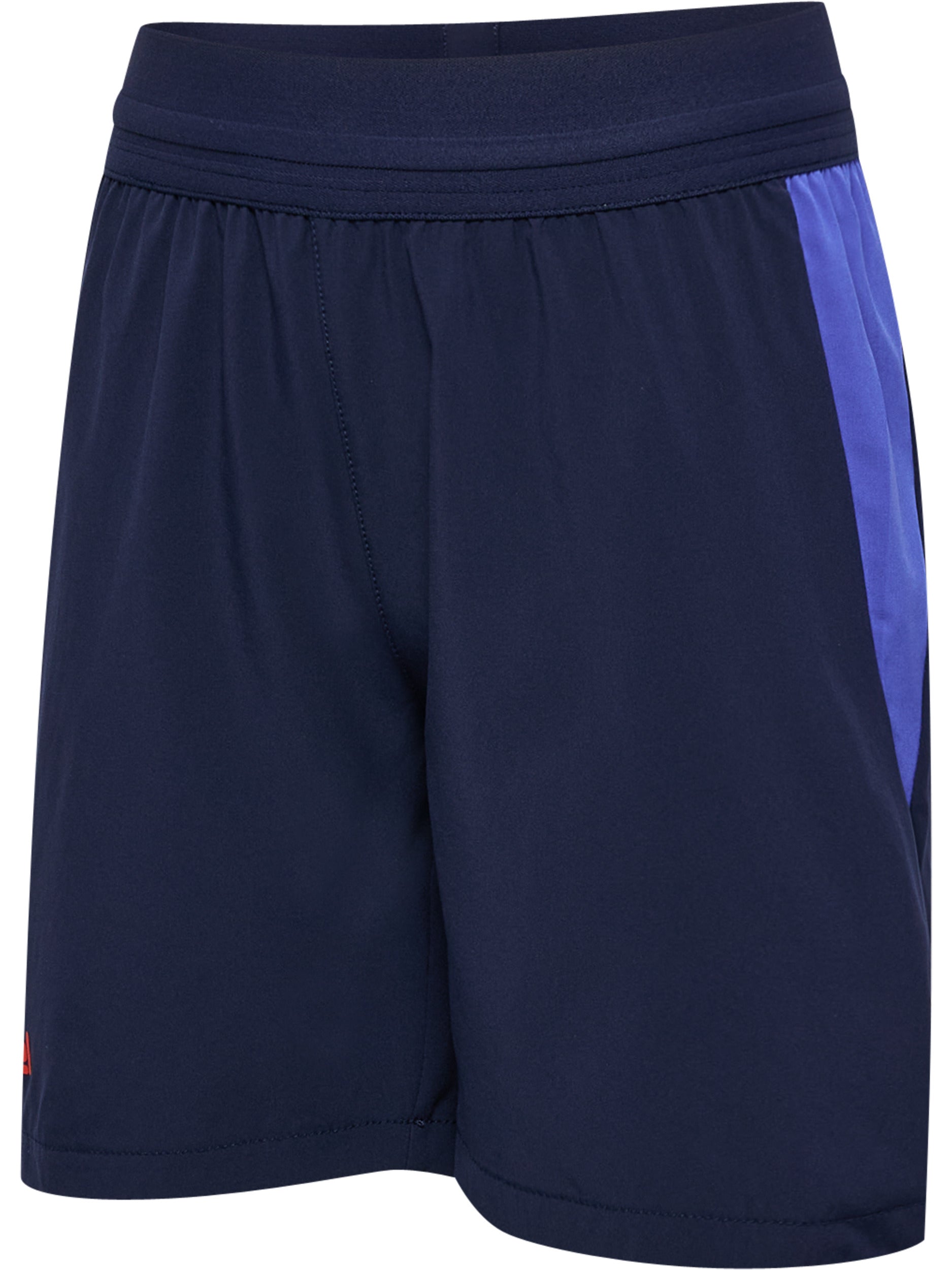 hmlBLAZE26 PRO TRAINING SHORTS KIDS – MARINE/CHERRY TOMATO