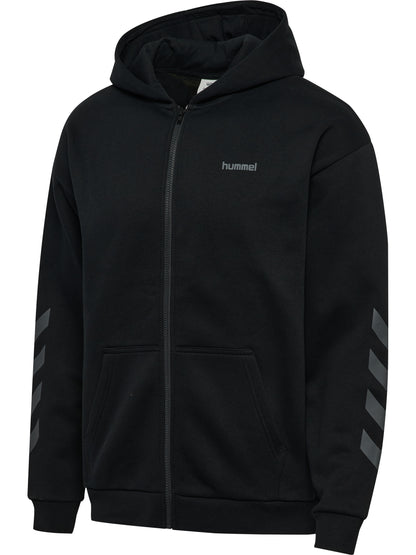 hmlKEEPER CHEVRON ZIP HOODIE – BLACK