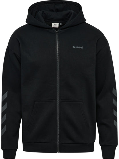 hmlKEEPER CHEVRON ZIP HOODIE – BLACK