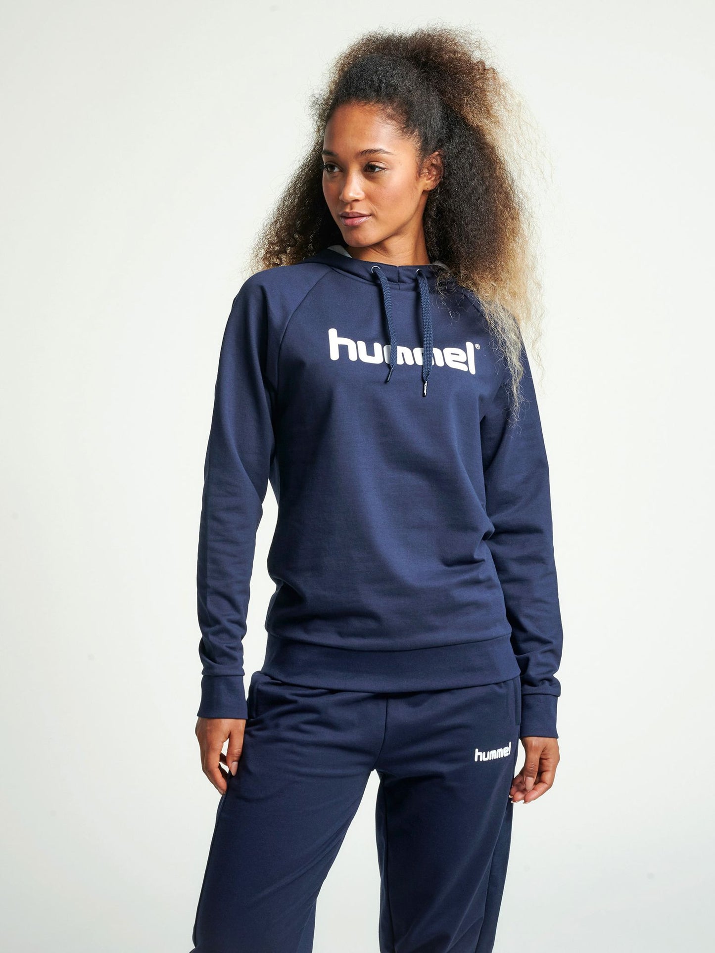 HMLGO COTTON LOGO HOODIE WOMAN