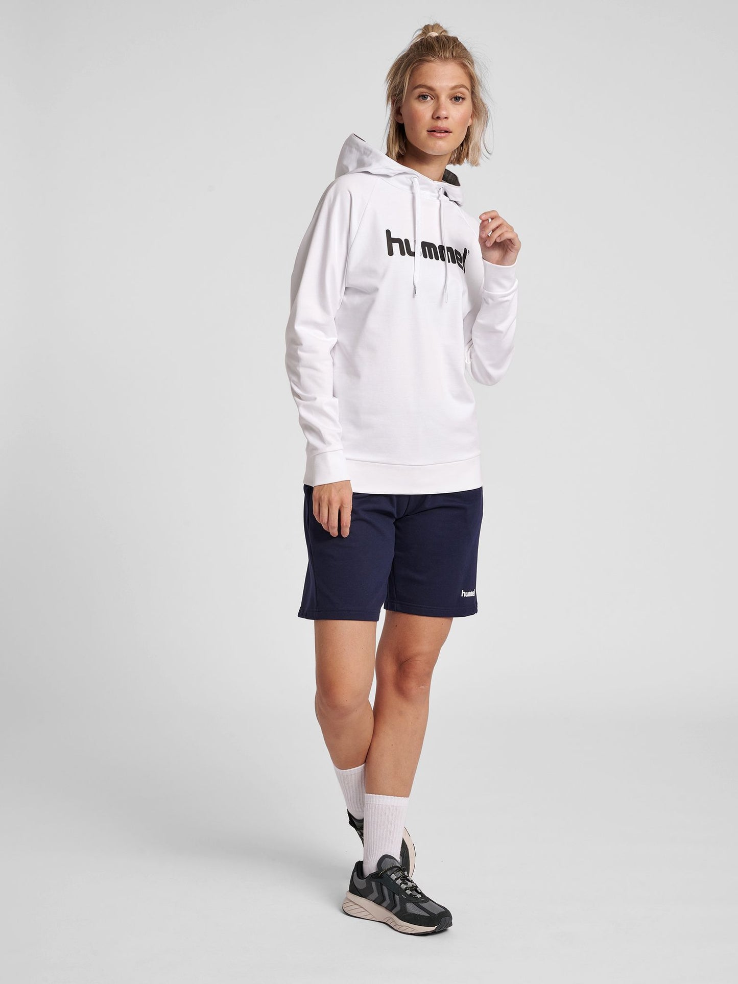 HMLGO COTTON LOGO HOODIE WOMAN