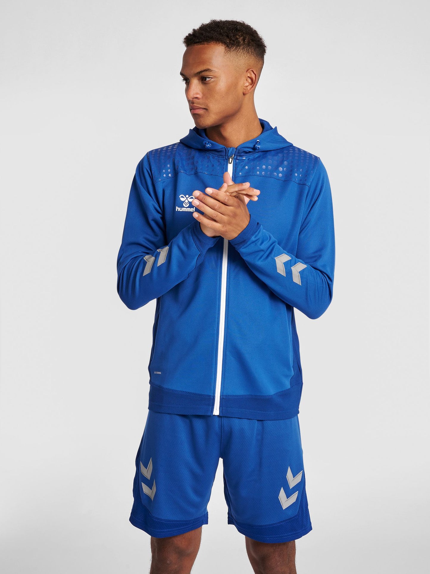 hmlLEAD ZIP POLY HOODIE