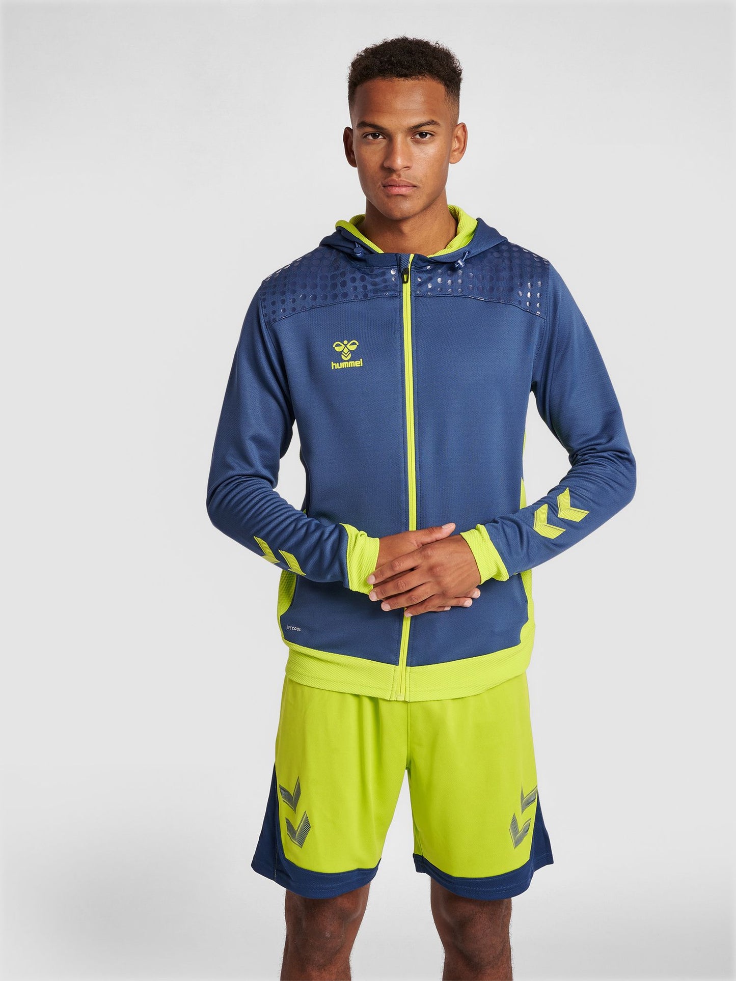 hmlLEAD ZIP POLY HOODIE